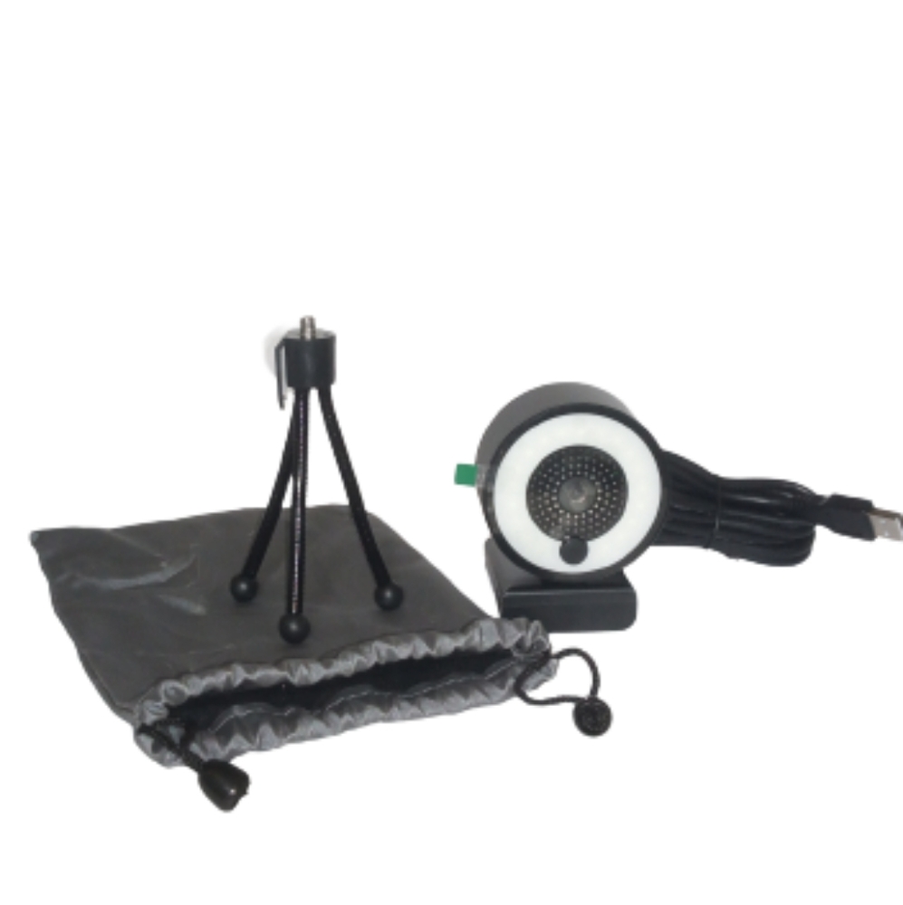 NEW 2K Full HD Webcam with Stand & Carry Bag